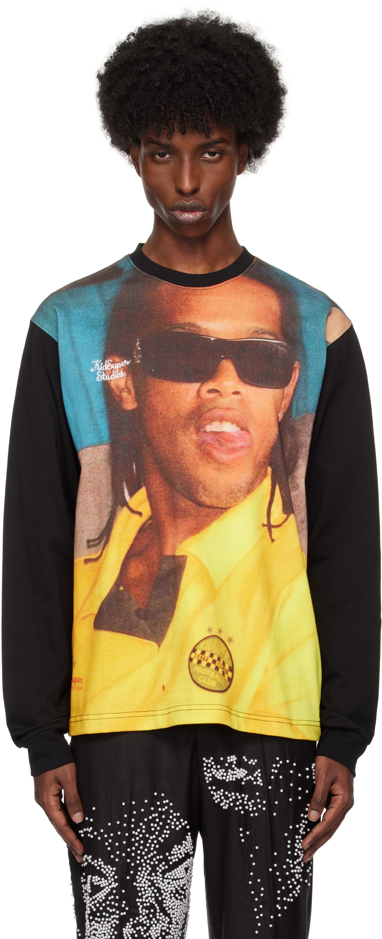 Tričko KidSuper Printed Long Sleeve T-shirt Rôznofarebný | AW24-TEE-24, 0
