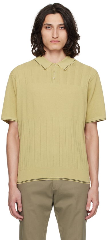Polo tričko Paul Smith Paul Smith Striped Knit Polo Zelené | M1R-635Y-M02312-34, 0