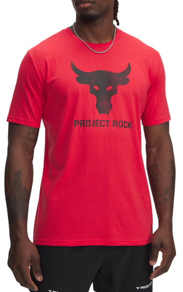 Tričko Under Armour Project Rock Brahma Bull Short Sleeve T-Shirt Červená | 1383191-989, 0
