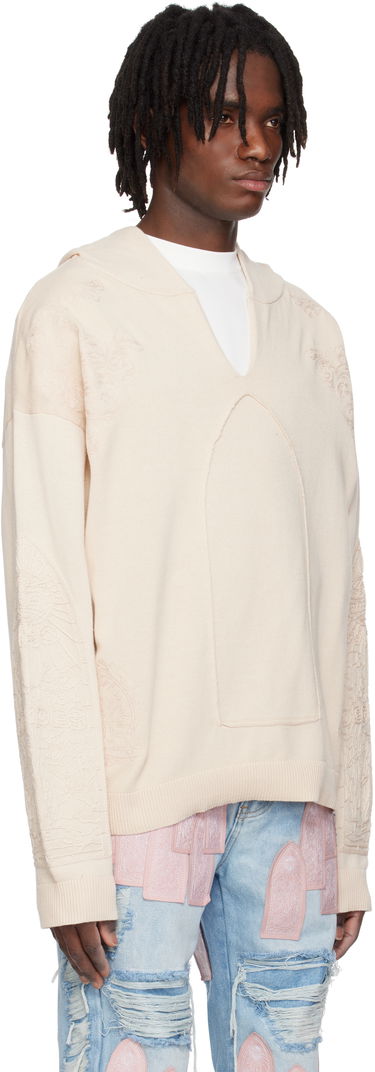 Sveter Who Decides War Who Decides War Whim Embroidered Detail Knit Sweater Béžová | 1110640022SS25, 1