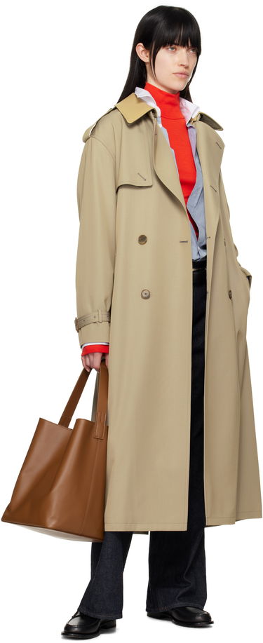 Tote bag AURALEE AURALEE AETA Edition Leather Shoulder Bag Hnedá | A25SB02AE-W, 3