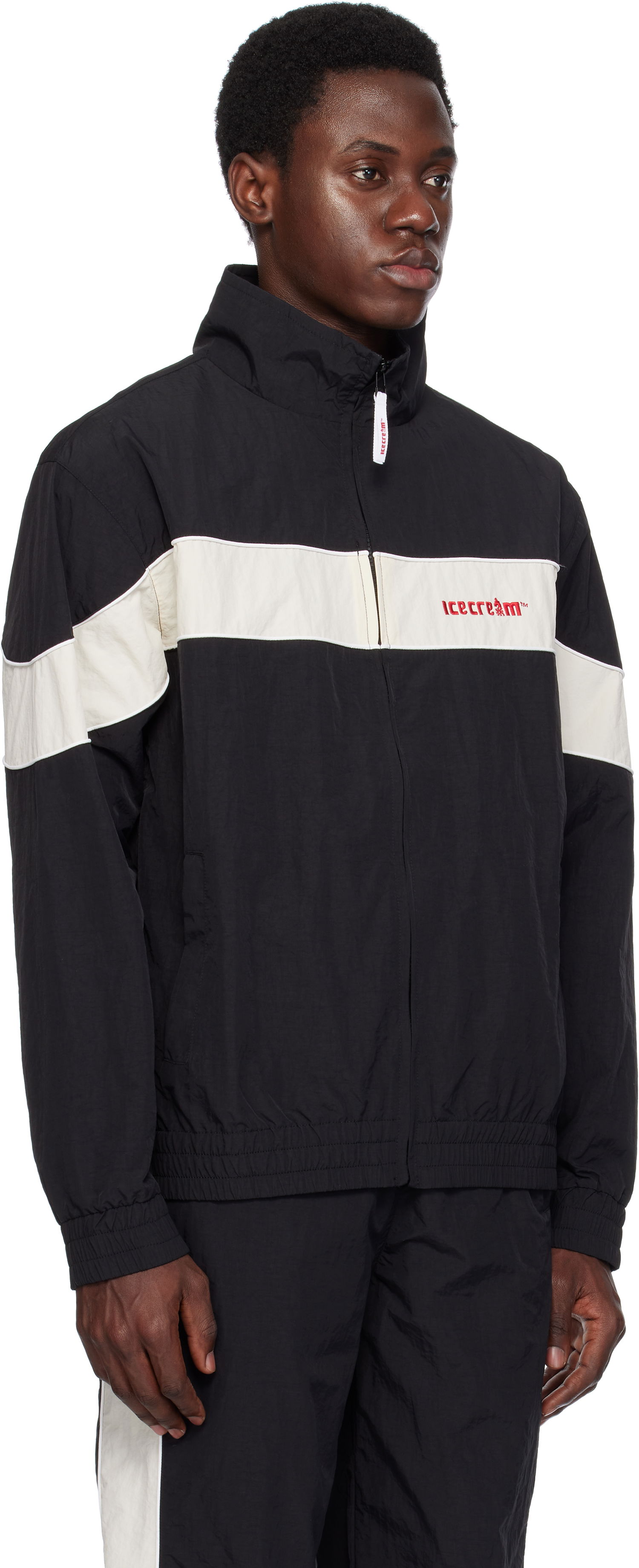 Vetrovka BBC IceCream ICECREAM Nylon Track Jacket Čierna | IC24409, 1