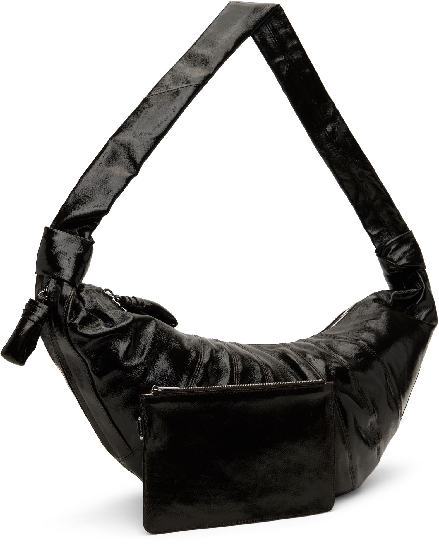Taška cez rameno LEMAIRE Large Croissant Shoulder Bag Čierna | BG0000 LF1329, 1