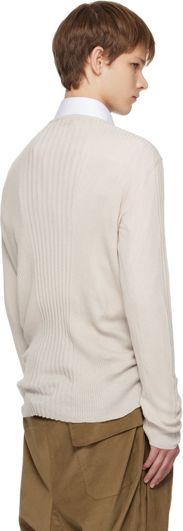 Sveter Vivienne Westwood Vivienne Westwood Tegan Henley Knit Top Béžová | 2701002N-Y003M-, 2