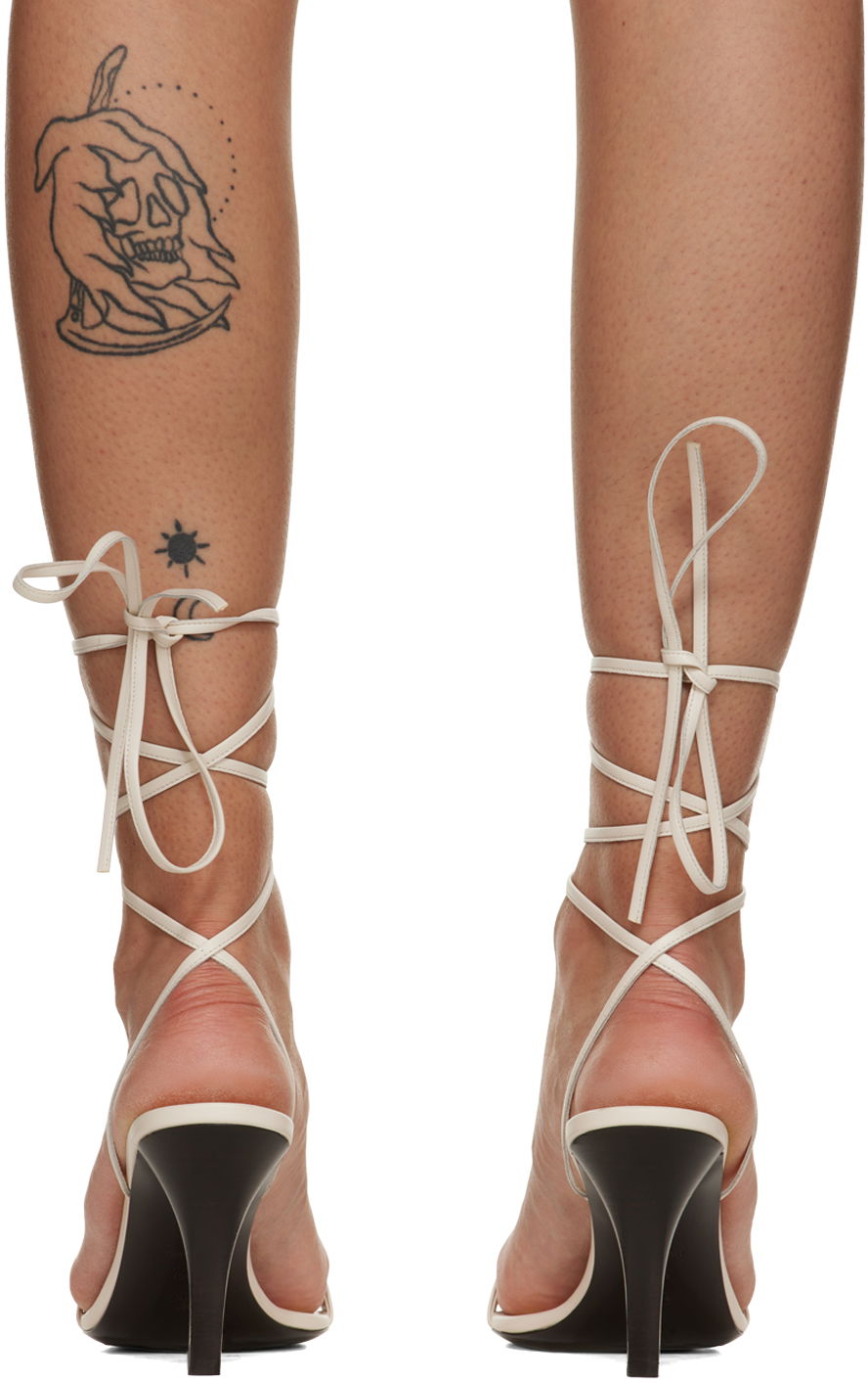 Doplnky The Row The Row Maud Heeled Sandals Biela | F1342-N60, 1