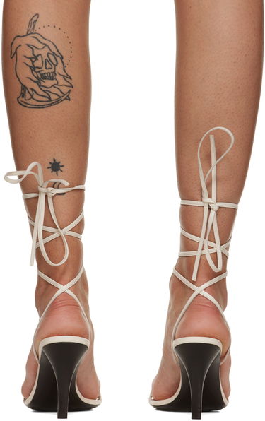 Doplnky The Row The Row Maud Heeled Sandals Biela | F1342-N60, 1