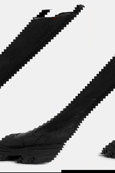 Tenisky a topánky GANNI GANNI Cleated High Chelsea Boots Čierna | S3240, 2