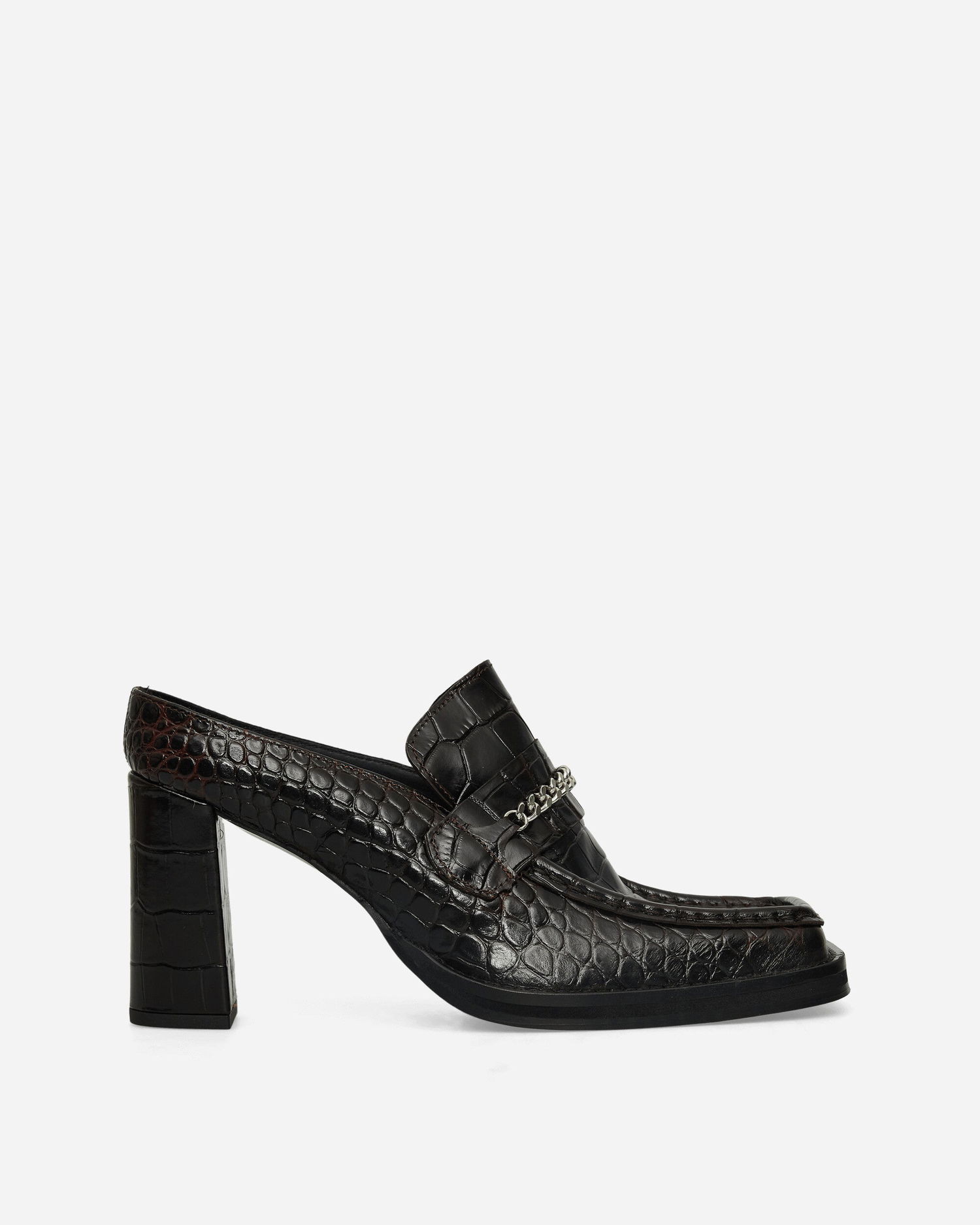 Doplnky Martine Rose Square Toe Chain Loafer Mules Čierna | 1065LE01710, 0