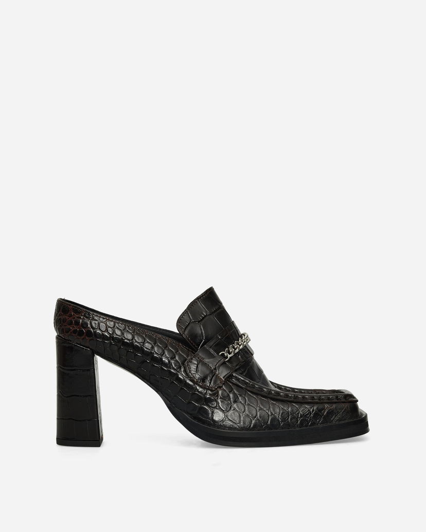 Doplnky Martine Rose Square Toe Chain Loafer Mules Čierna | 1065LE01710