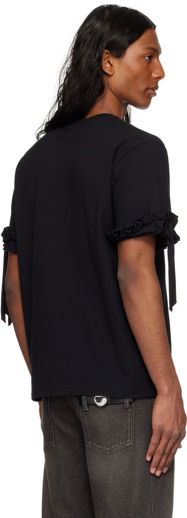 Tričko Coperni Coperni Ruffle Logo Boxy T-Shirt Čierna | COPJS133F5028MEN, 2
