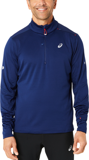 Sveter Asics Road Winter 1/2 Zip Mid Layer Top Modrá | 2011d108-400, 0