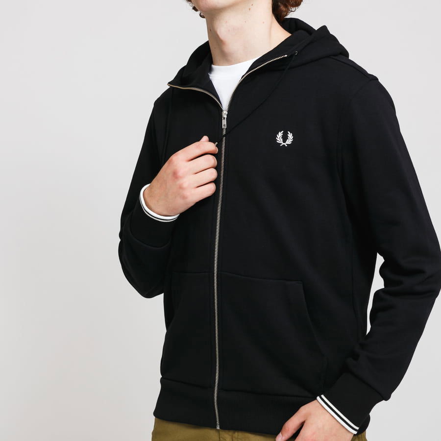 Hooded Zip Trough Sweatshirt