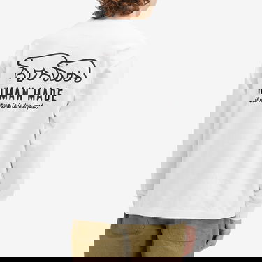 Tričko Human Made Graphic Long Sleeve T-Shirt Biela | HM28CS036-WH, 3