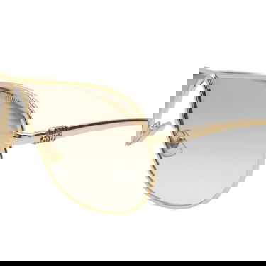 Slnečné okuliare Miu Miu Gold-tone Aviator Sunglasses with Gradient Brown Lenses Metalická | 0MU-A56S-66-5AK90L, 3