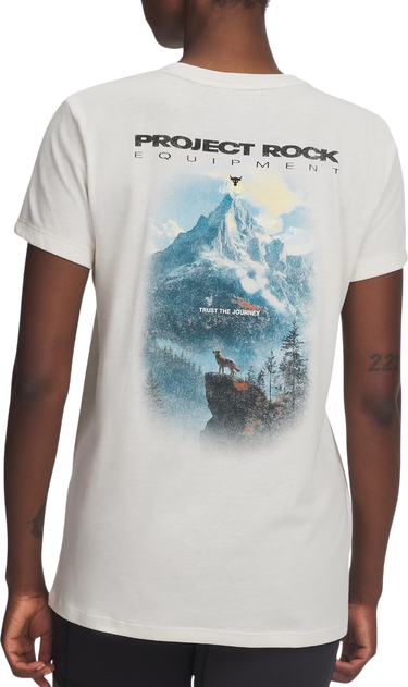Tričko Under Armour Project Rock Graphic 2 Short-Sleeve Crew Neck T-Shirt Béžová | 6005083-279, 1