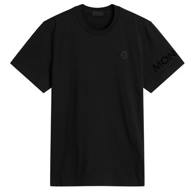 Tričko Moncler Short Sleeve Cotton T-Shirt Čierna | 8C000-39-89AYW-999, 1