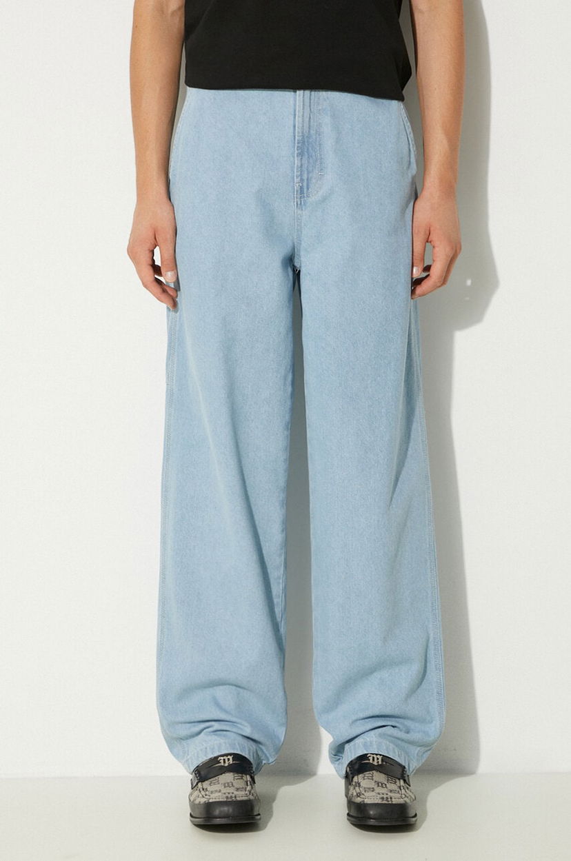 Džínsy Dickies Madison Baggy Fit Denim Modrá | DK0A4YEC