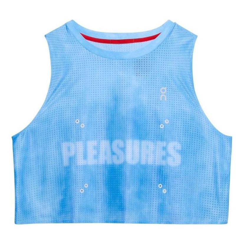 Crop Top On Running On Running x Pleasures The Loop Crop Top Modrá | 1WF10613858