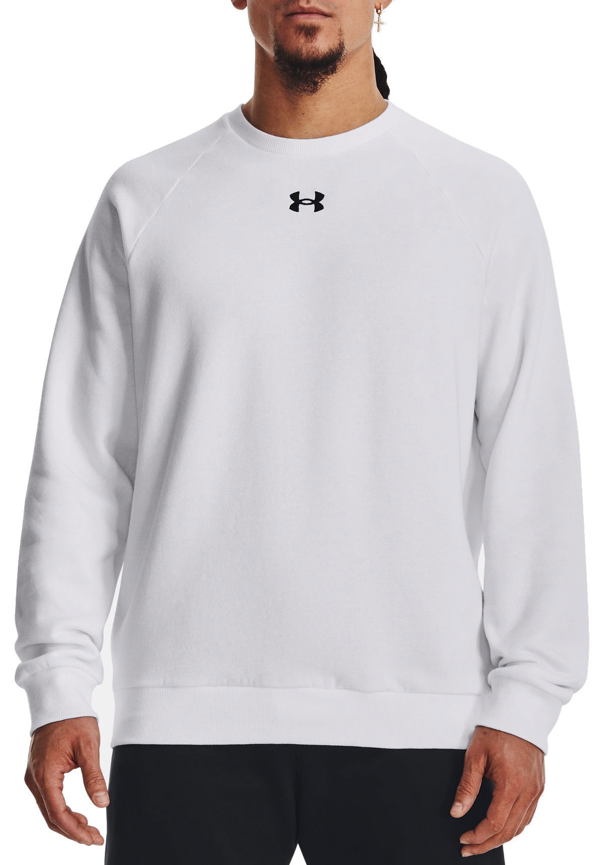 Mikina Under Armour Rival Fleece Biela | 1379755-100, 0