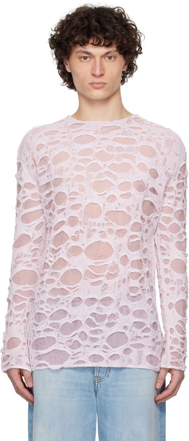 Sveter Acne Studios Acne Studios Layered Knit Sweater Ružová | B60362-, 0