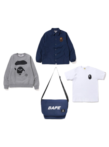 Taška cez rameno BAPE Happy New Year Classic Bag Navy | 1J20-182-002