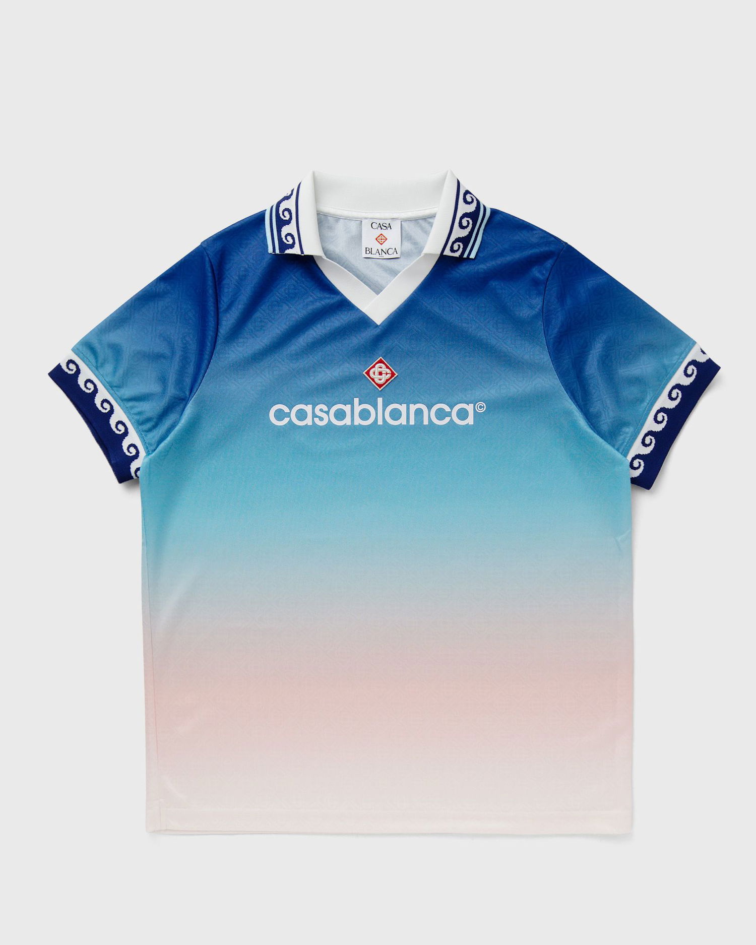 Polo tričko Casablanca Casablanca Football Jersey XXL Modrá | U-MPS25-JTP-330-01, 0