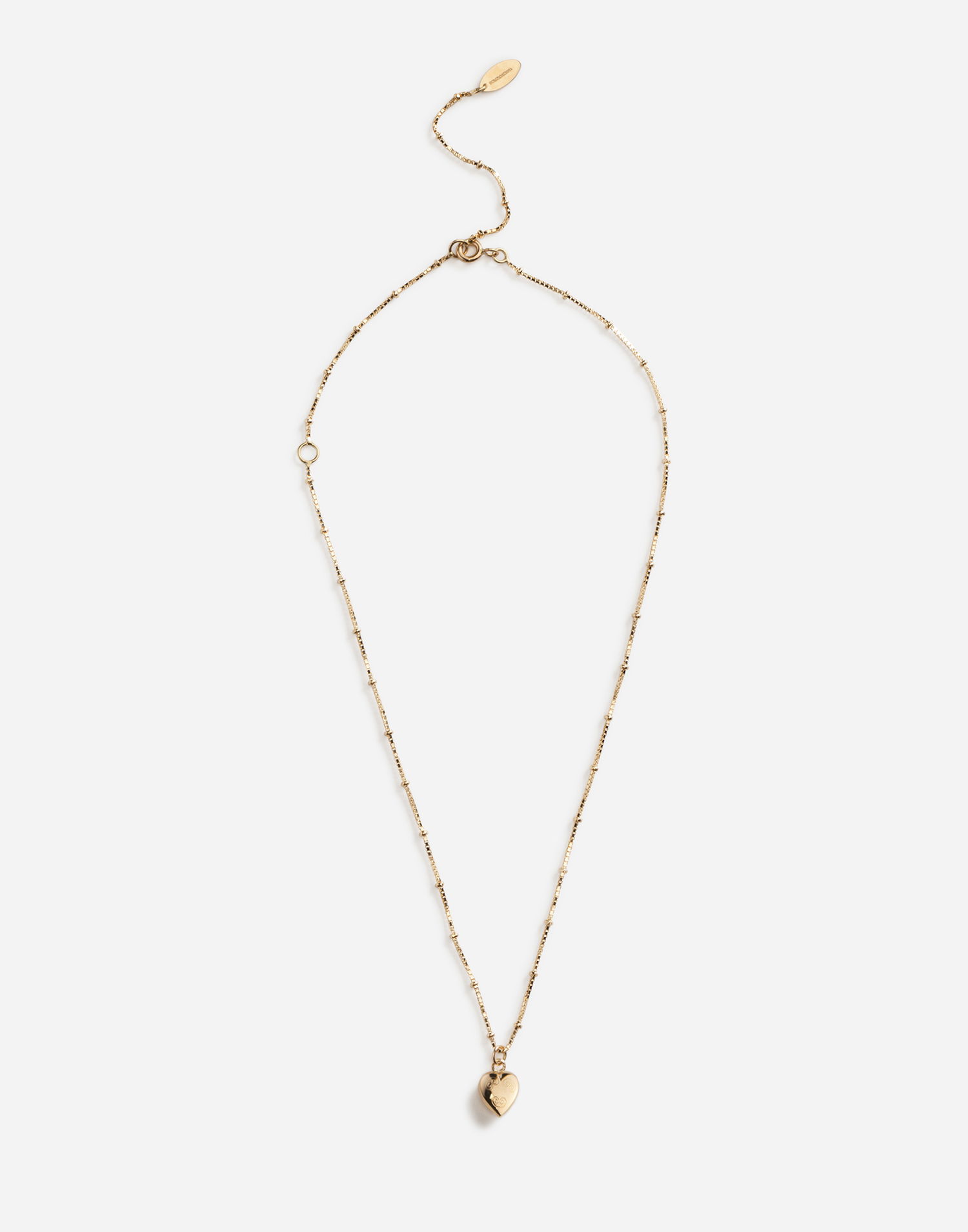 Náhrdelník Dolce & Gabbana Dolce & Gabbana Heart Charm Necklace Metalická | WAEJ4GW0001ZOO00, 0