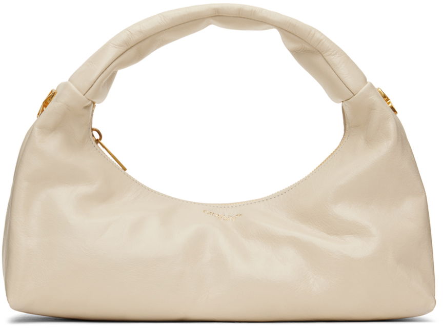 Kabelka Off-White Arcade Bag Béžová | OWNN174S24LEA0010400, 0