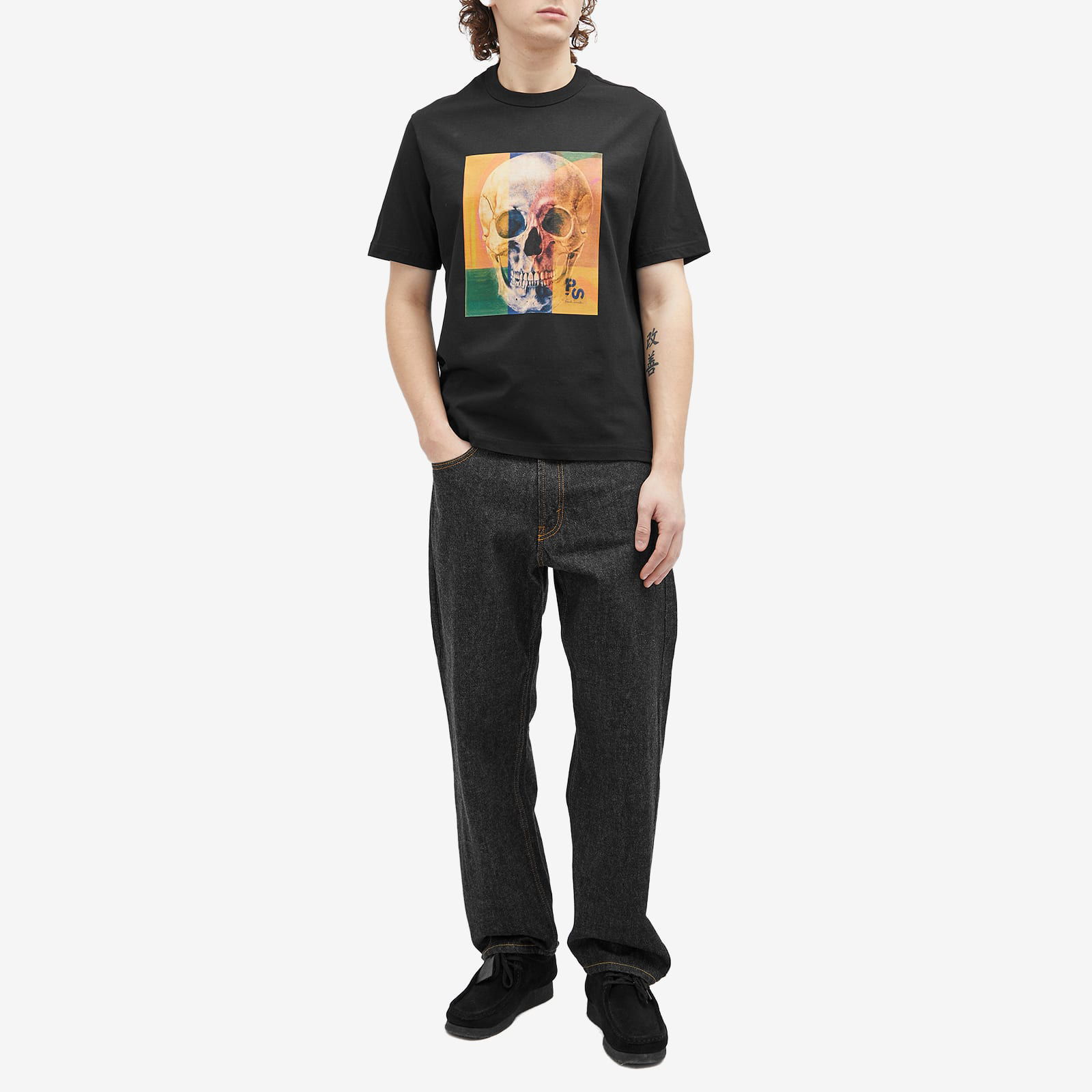 Paul Smith Skull Square Graphic Tee, Size L