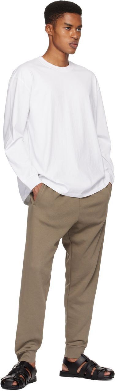 Tričko SKIMS Heavyweight Cotton Relaxed Long Sleeve T-Shirt Biela | LS-LST-7893M, 3