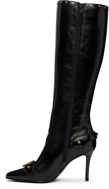 Tenisky a topánky Versace Versace Jeans Couture Couture1 Scarlett Knee-High Boots Čierna | E79VA3S58_EZSC35, 2