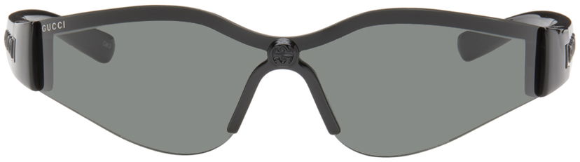 Slnečné okuliare Gucci Gucci Black Mask Sunglasses Zelené | GG1651S-001