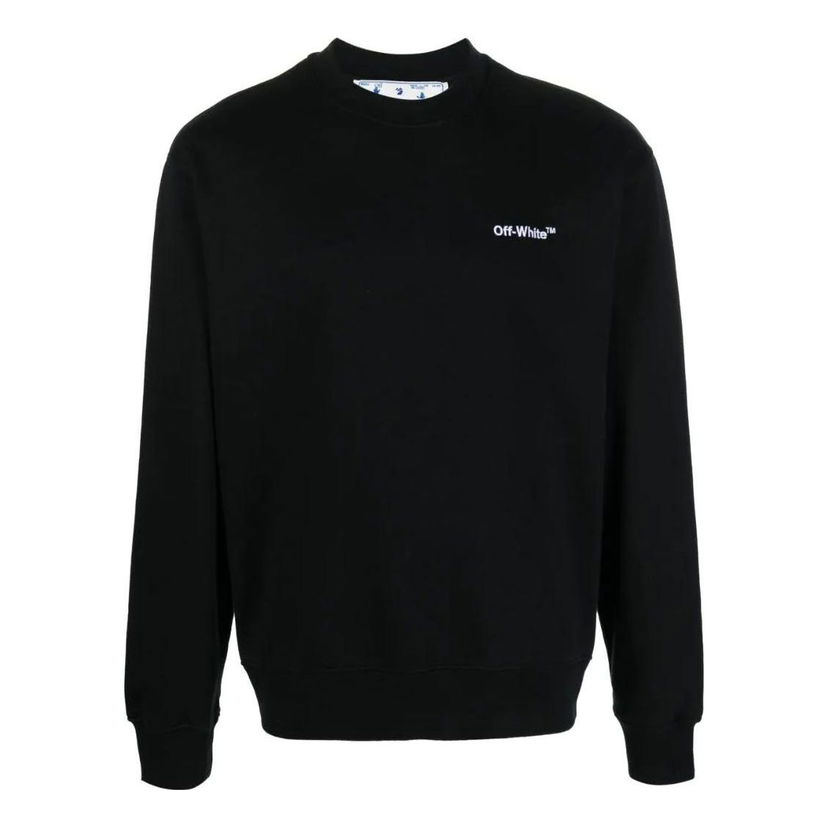 Sveter Off-White Designer Logo Print Sweatshirt Čierna | OMBA057C99FLE01010011001