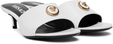 Tenisky a topánky Versace Versace Alia 45mm Heeled Sandals Biela | 1018241_DVT2P_1W56V, 3