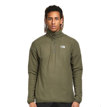 Mikina The North Face 100 Glacier 1/4 Zip Zelené | NF0A5IHP21L1, 0