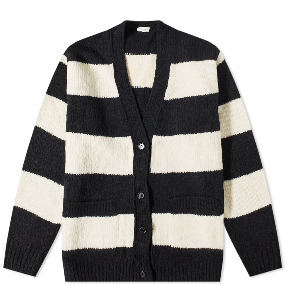 Sveter Dries Van Noten Naffs Striped Cardigan Čierna | 222-021210-5706-900, 0