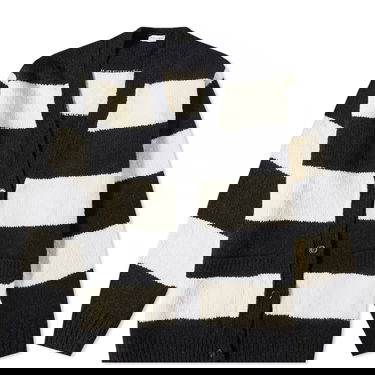 Sveter Dries Van Noten Naffs Striped Cardigan Čierna | 222-021210-5706-900, 0