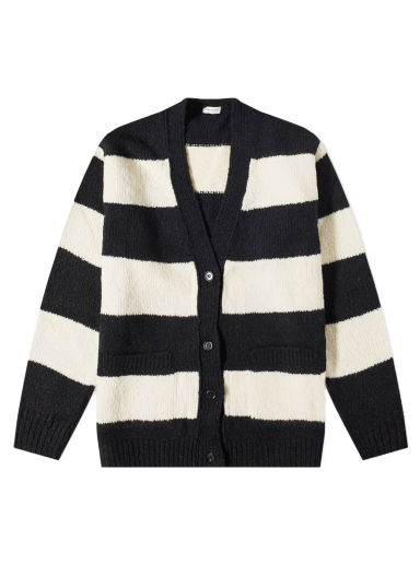 Sveter Dries Van Noten Naffs Striped Cardigan Čierna | 222-021210-5706-900