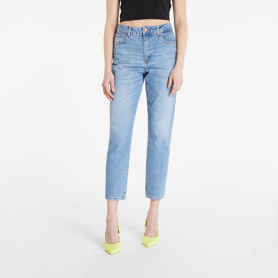 Džínsy Noisy May Nmisabel High Waisted Mom Jeans Modrá | 27015703, 0