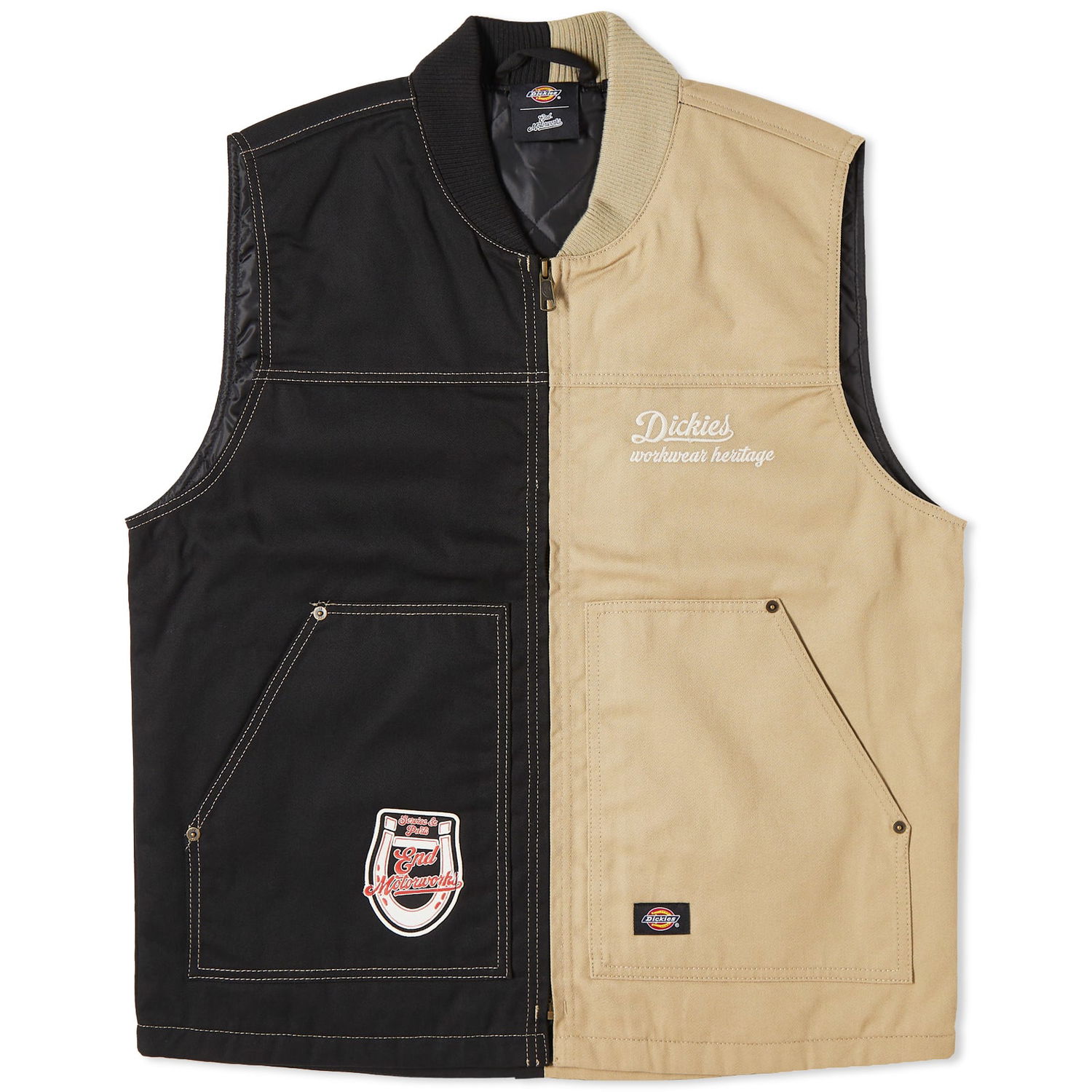 Vesta Dickies END. x 'Motorworks' Vest Béžová | DK0A4YVU, 0
