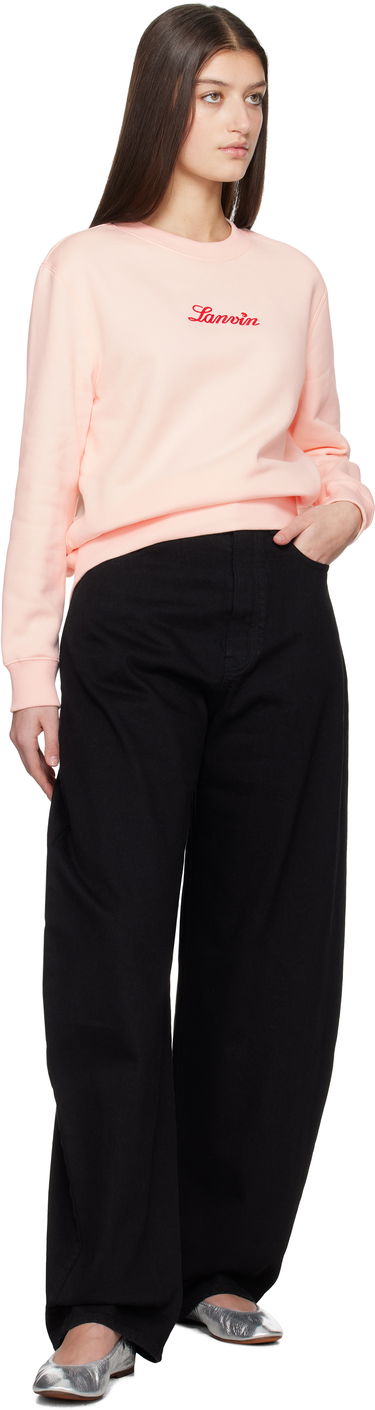 Sveter LANVIN Lanvin Embroidered Sweatshirt Ružová | RW-SS0006-J134-P25, 3