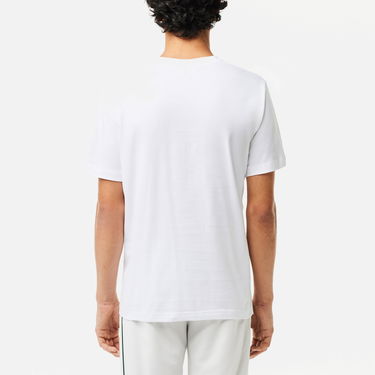 Tričko Lacoste Big Croc Classic Cotton-Jersey Biela | TH1285-001, 1