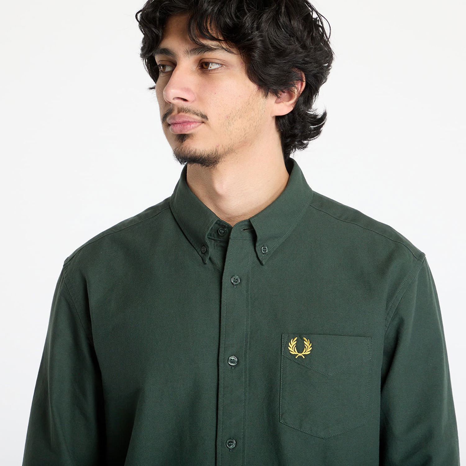 Košeľa Fred Perry Fred Perry Oxford Shirt Zelené | M5516 X89, 1