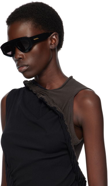 Slnečné okuliare Bottega Veneta Bottega Veneta Ultrathin Shield Sunglasses Čierna | BV1358S-001, 3