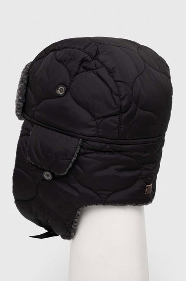 Klobúk Barbour Quilted Trapper Hat Čierna | MHA0712, 1