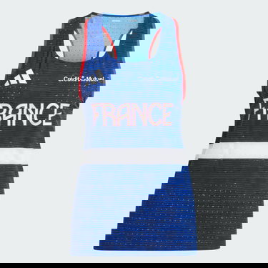 Tielko adidas Performance Team France Adizero Modrá | IT4013, 3