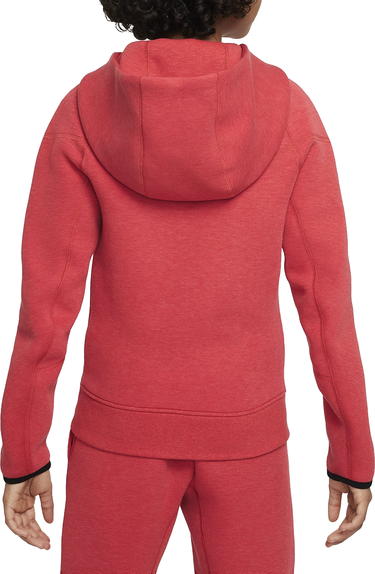 Mikina Nike Sportswear Tech Fleece Hoodie Červená | FD3285-672, 1