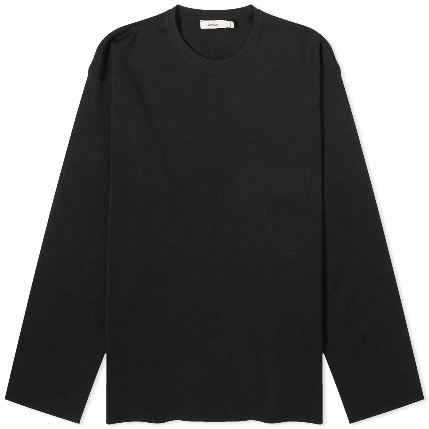 Tričko PANGAIA Pangaia Regenerative Merino Knit Crew Neck Čierna | 100012769868, 1