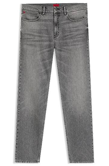 Džínsy BOSS Slim-Fit Comfort-Stretch Jeans Šedá | 50542701, 0