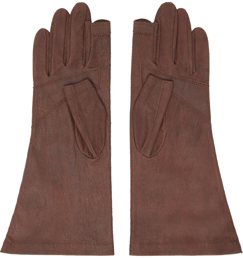 Short Leather Gloves